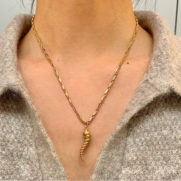 14k Gold Vintage Figarope Textured Faceted Rope Figaro Chain - 17.75” - Picture 3 of 10